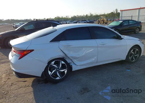 2023 Hyundai Elantra Hybrid Limited из США, поврежденный, VIN KMHLN4AJ2PU074306